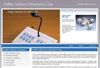 Public address information