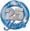 25 year logo