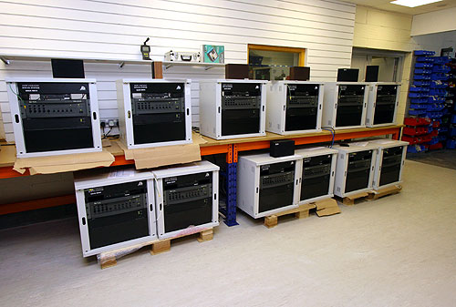 PAS rack build area