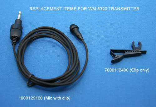 TOA replacement microphone for WM-5320
